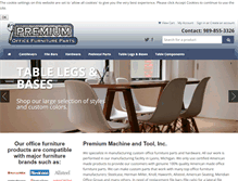 Tablet Screenshot of premiummachine.com